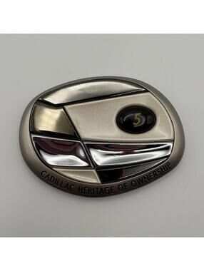 Cadillac Heritage of Ownership Grille Medallion Paperweight 5 Years
